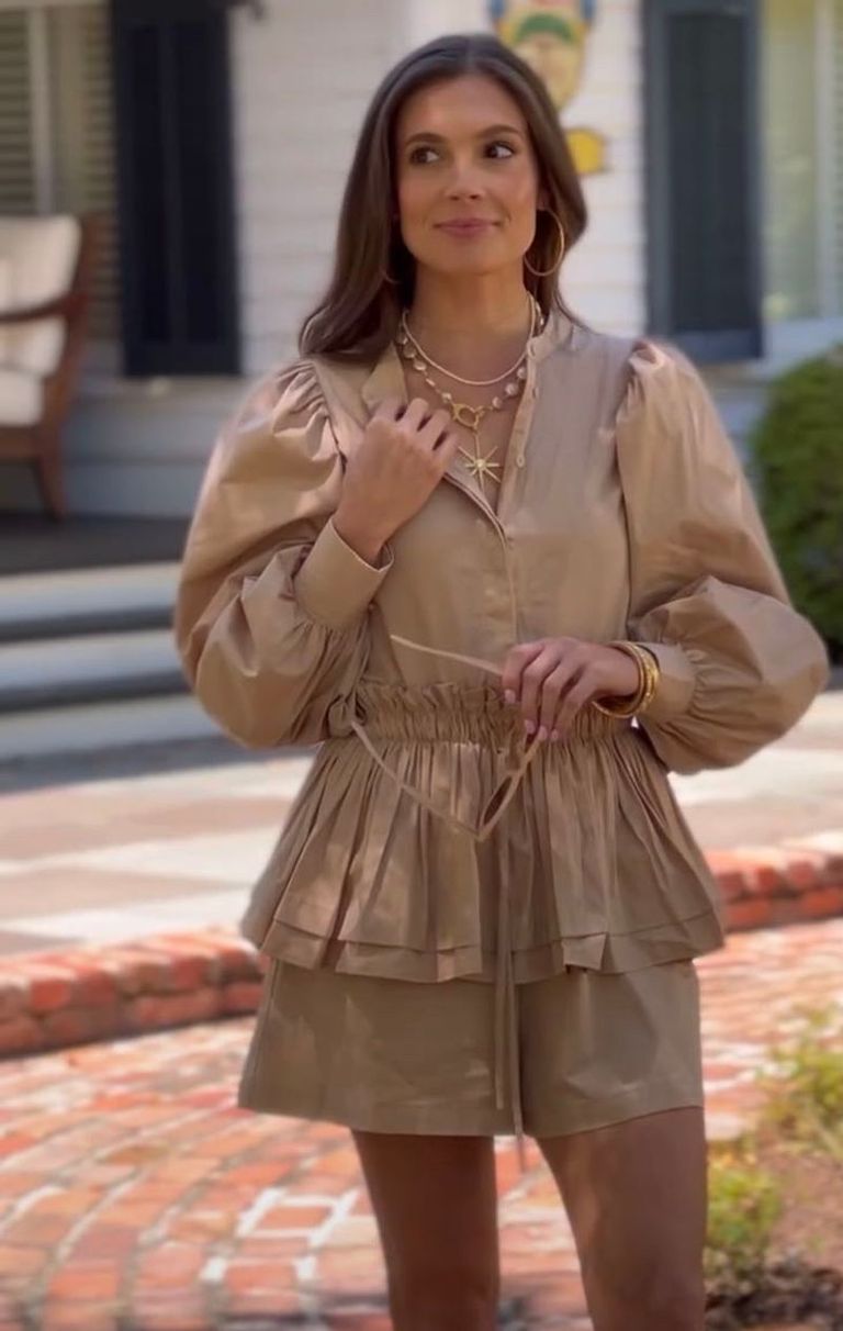 Silvia Tcherassi | Leonor Cutout Linen Maxi Dress
