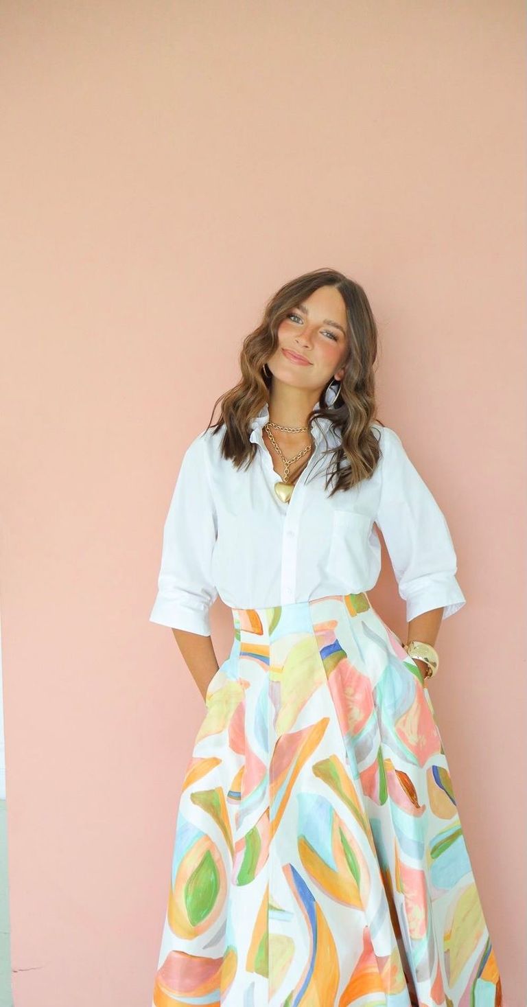 Hyacinth House | Faux Leather Phillips Skirt
