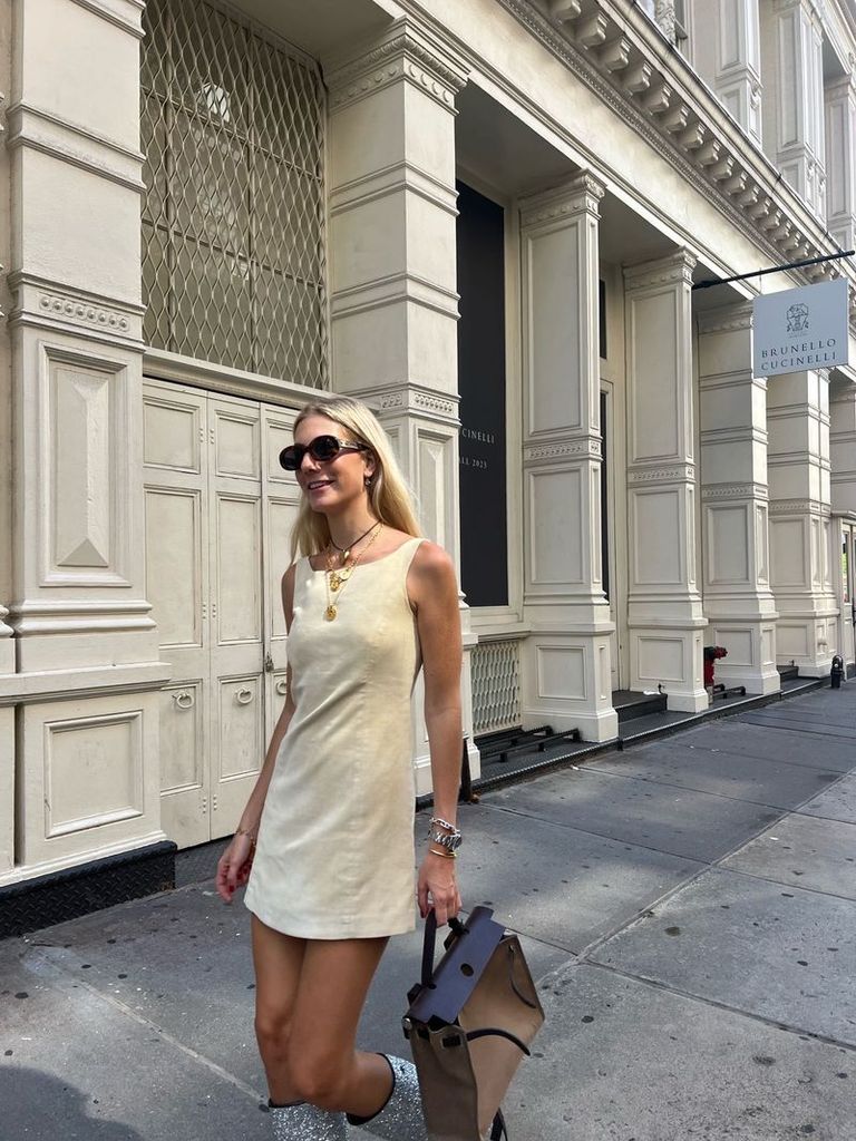 slim fit dress slacks Farm Rio Sand Francesca Midi Dress, Francesca Sand / XL main image 1